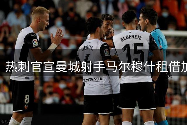 热刺官宣曼城射手马尔穆什租借加盟 协议含6000万镑强制买断条款
